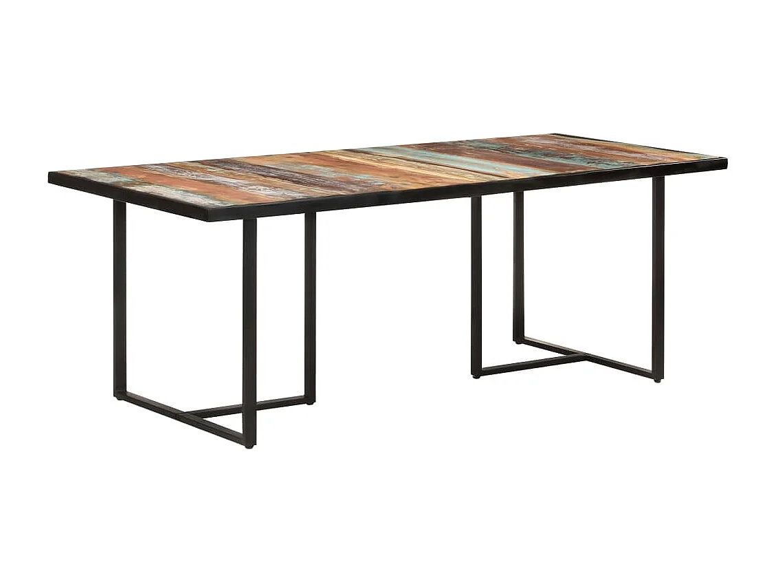 Eettafel 200 cm massief gerecycled hout