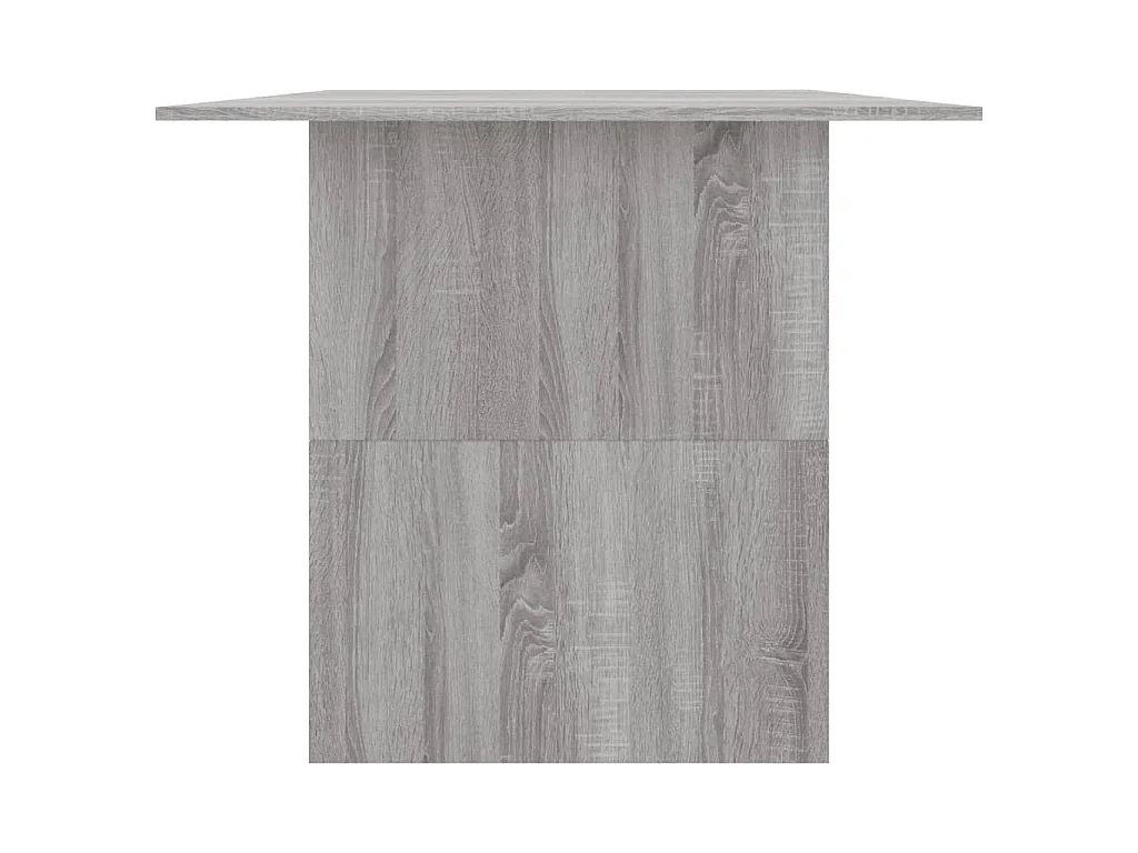 Table à dîner sonoma gris 180x90x76 cm bois d'ingénierie
