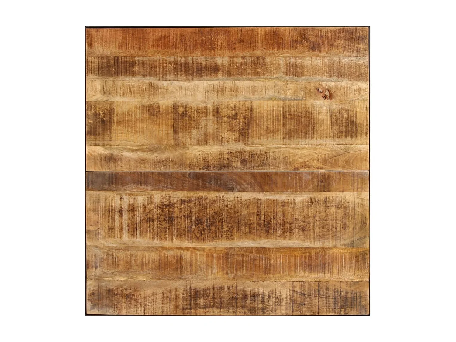 Table à manger 110x110x76 cm bois de manguier massif