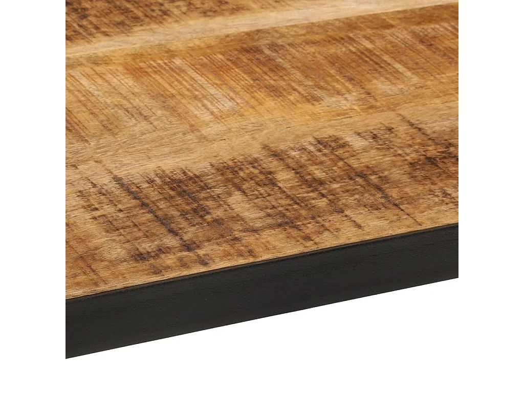 Table à manger 110x110x76 cm bois de manguier massif