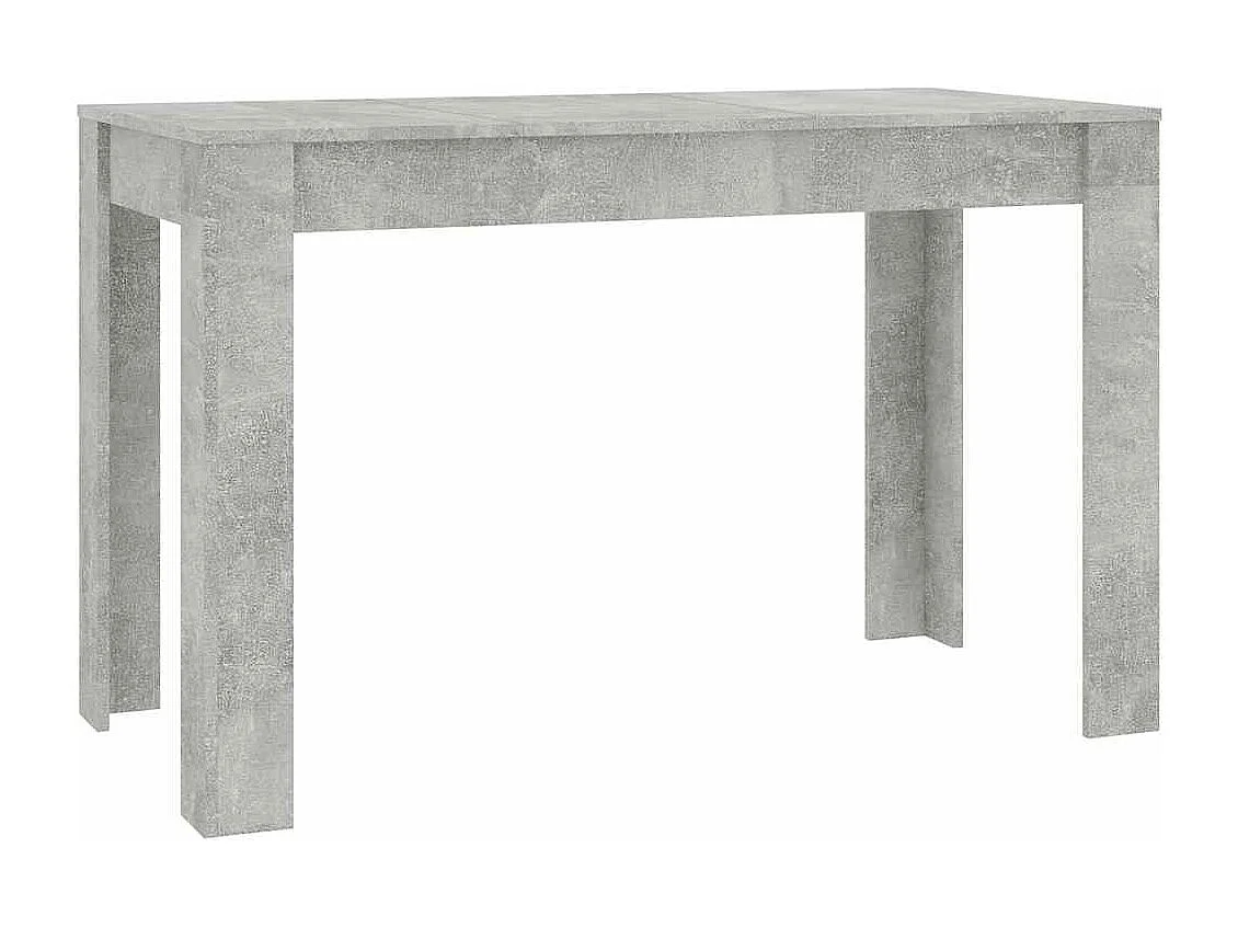 Mesa de comedor de madera de ingeniería gris 120x60x76 cm