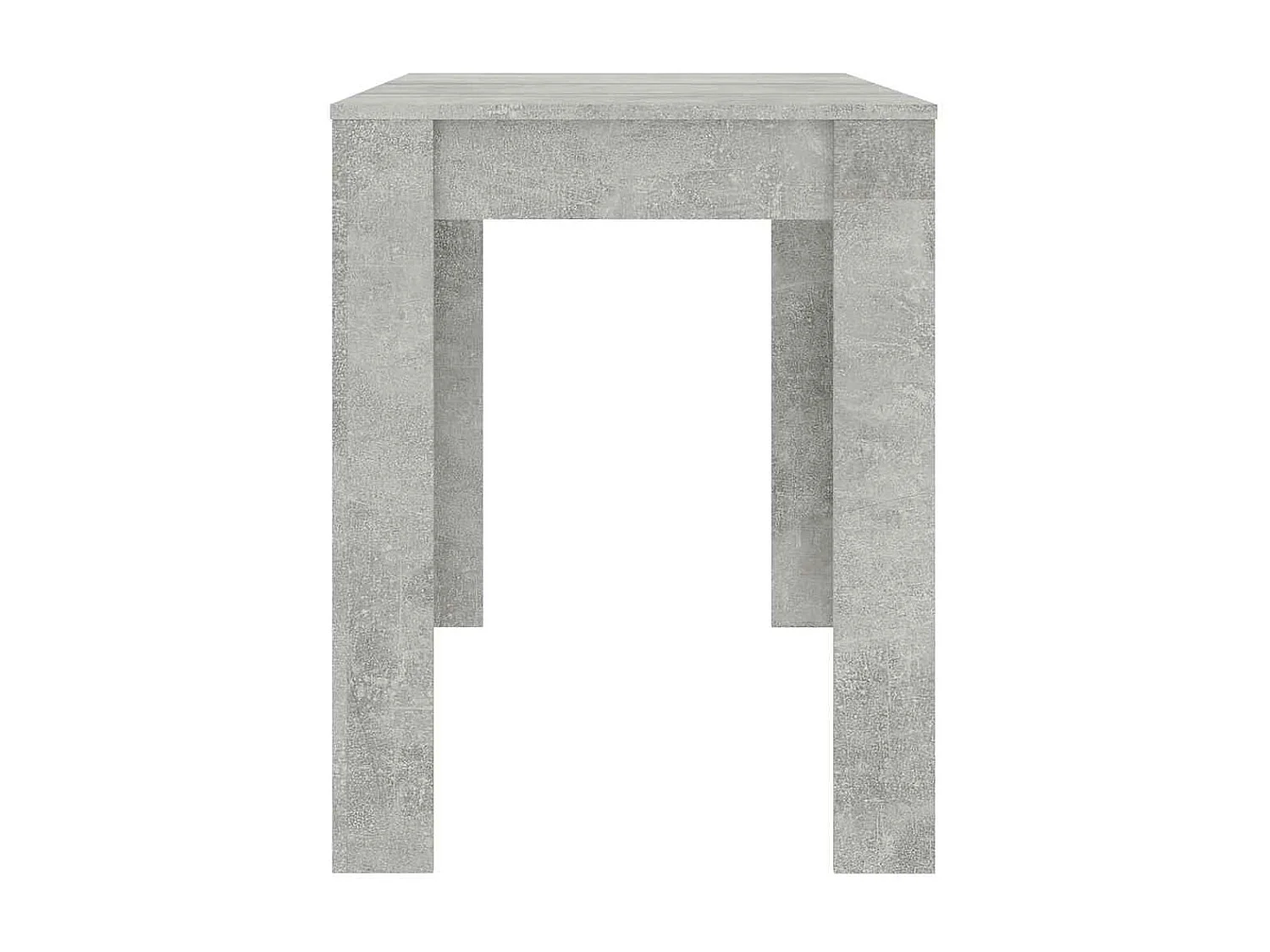 Mesa de comedor de madera de ingeniería gris 120x60x76 cm