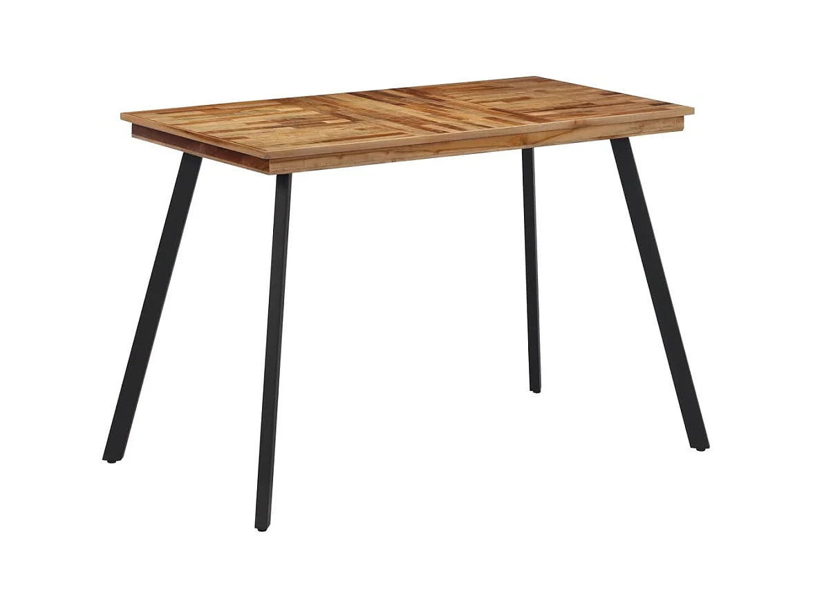 Table à manger 120x62x76 cm bois massif de teck