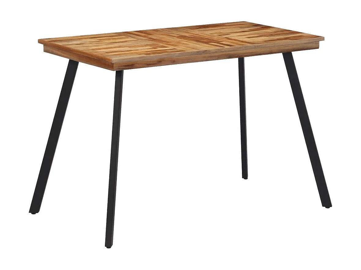Table à manger 120x62x76 cm bois massif de teck