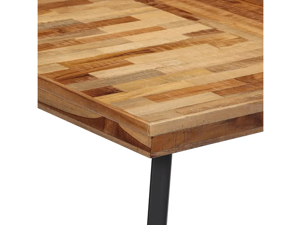 Table à manger 120x62x76 cm bois massif de teck