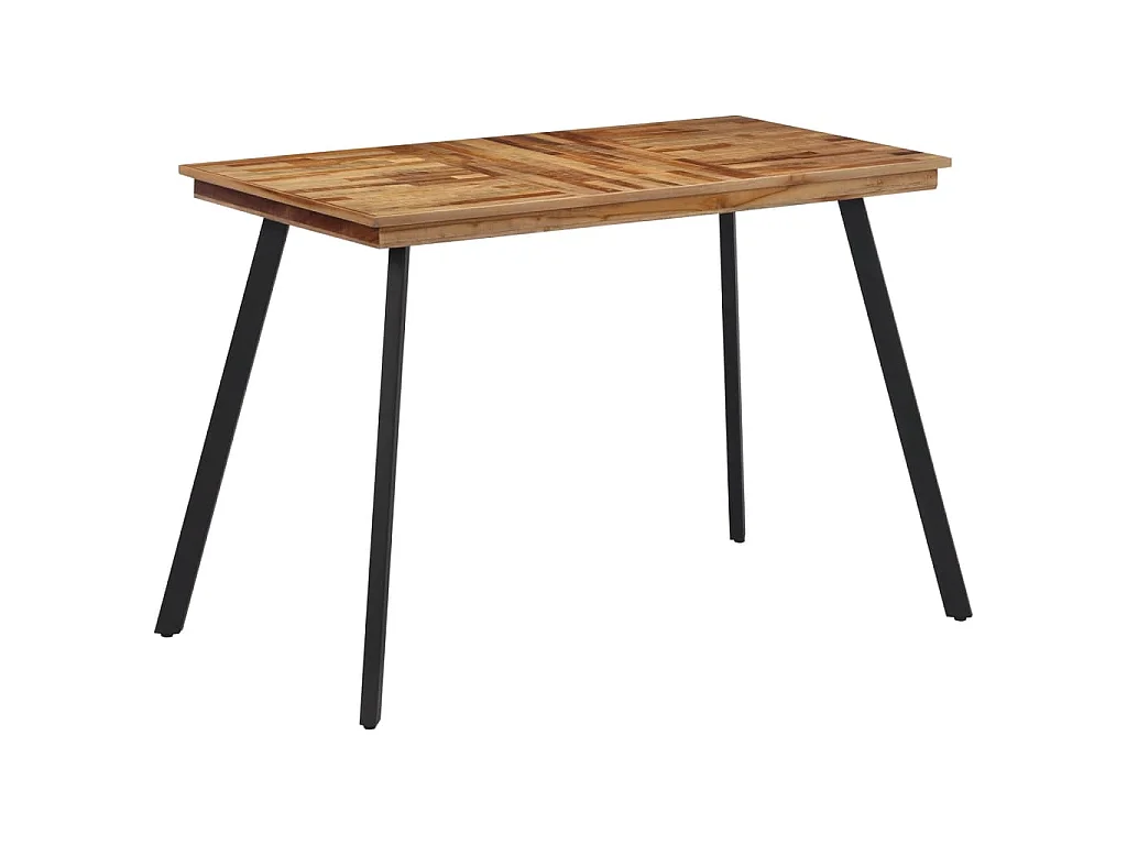 Table à manger 120x62x76 cm bois massif de teck