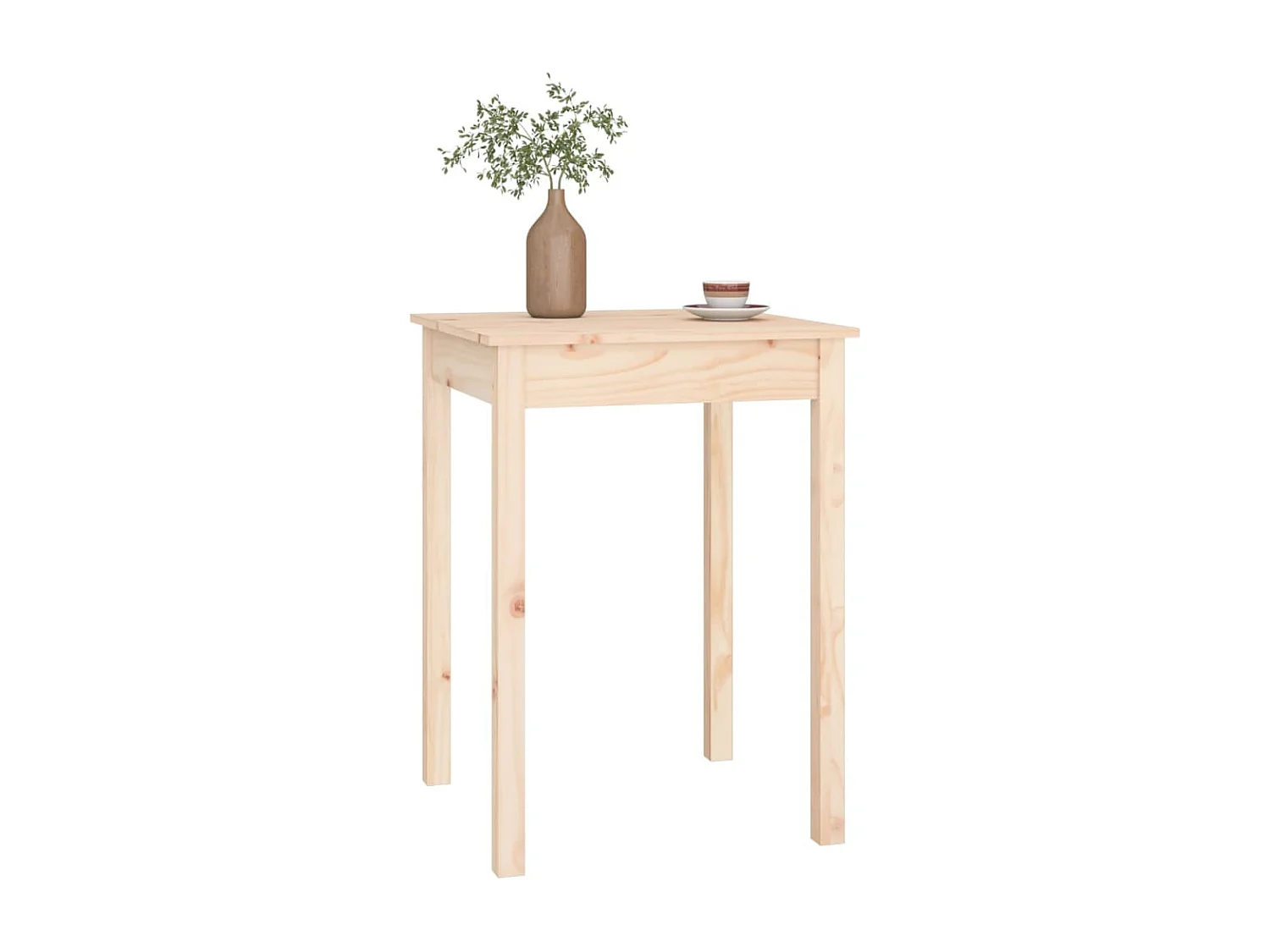 Table à manger 55x55x75 cm Bois massif de pin