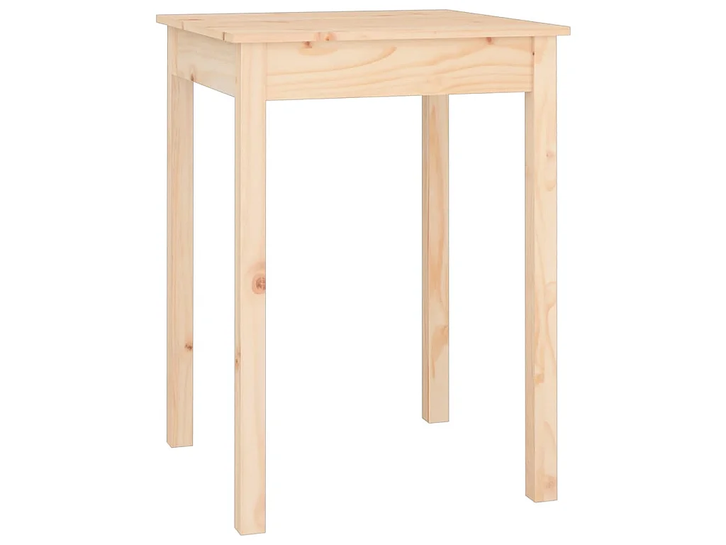 Table à manger 55x55x75 cm Bois massif de pin