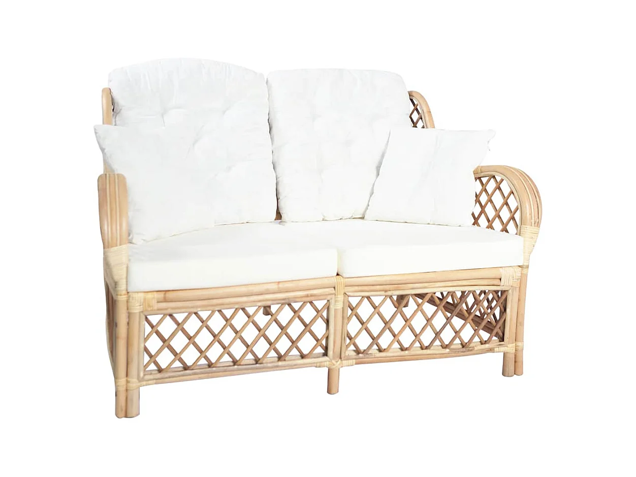2-Sitzer-Sofa Rattan
