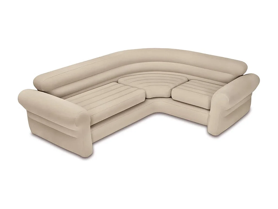 Canapé d'angle gonflable 257x203x76 cm 68575NP