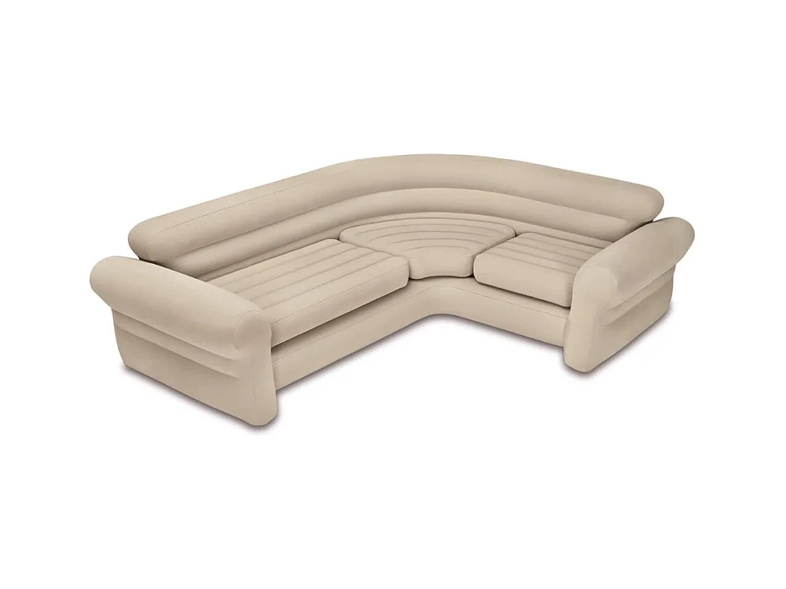 Hoekbank opblaasbaar 257x203x76 cm