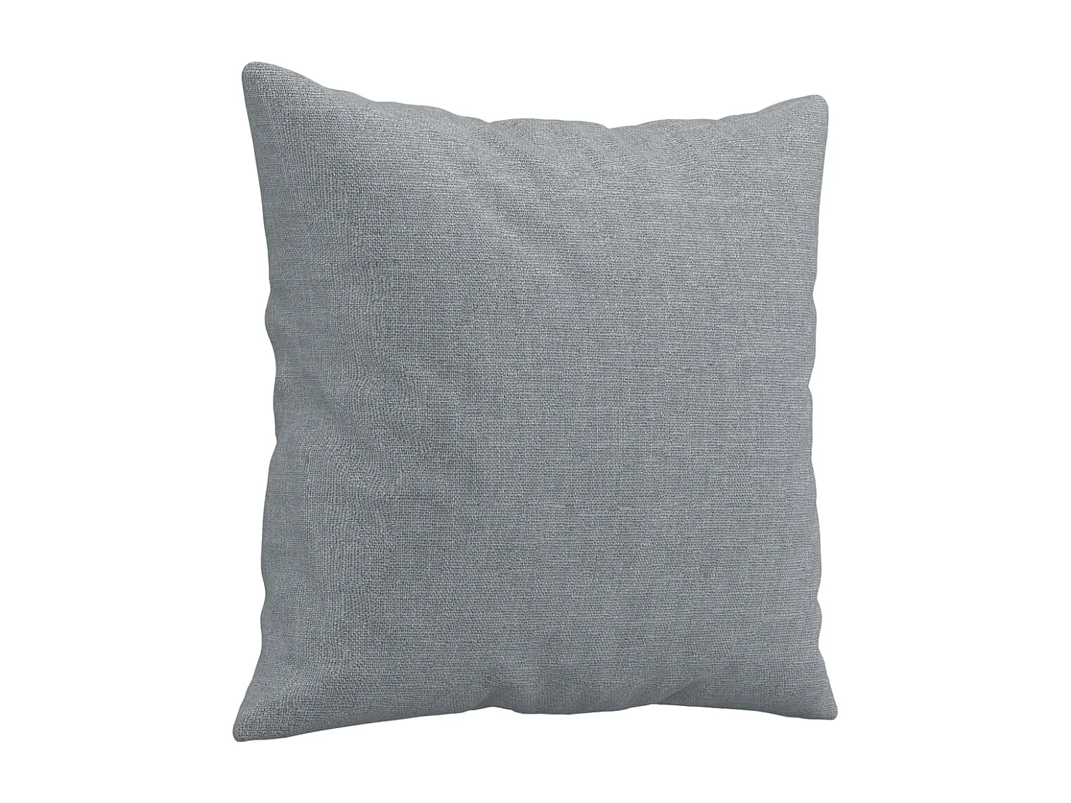 3-Sitzer-Sofa mit Zierkissen Hellgrau 180 cm Stoff