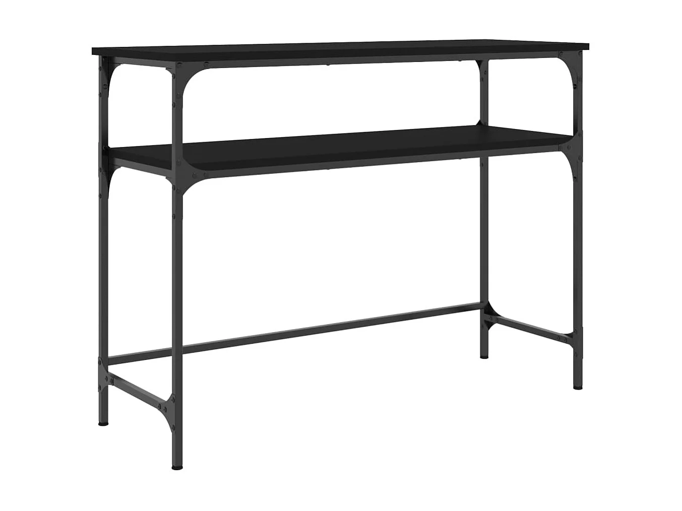 Konsolentisch Schwarz 100x35,5x75 cm Holzwerkstoff