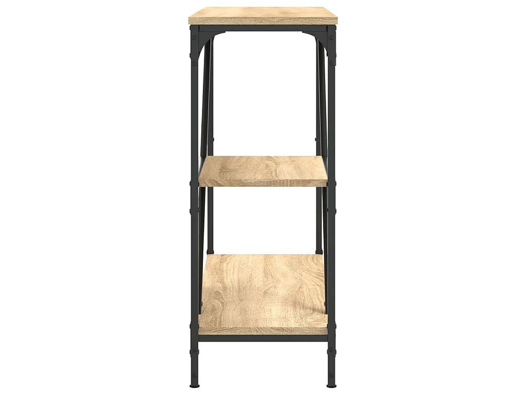 Tavolino Consolle Rovere Sonoma 88,5x30x75 cm Legno Multistrato