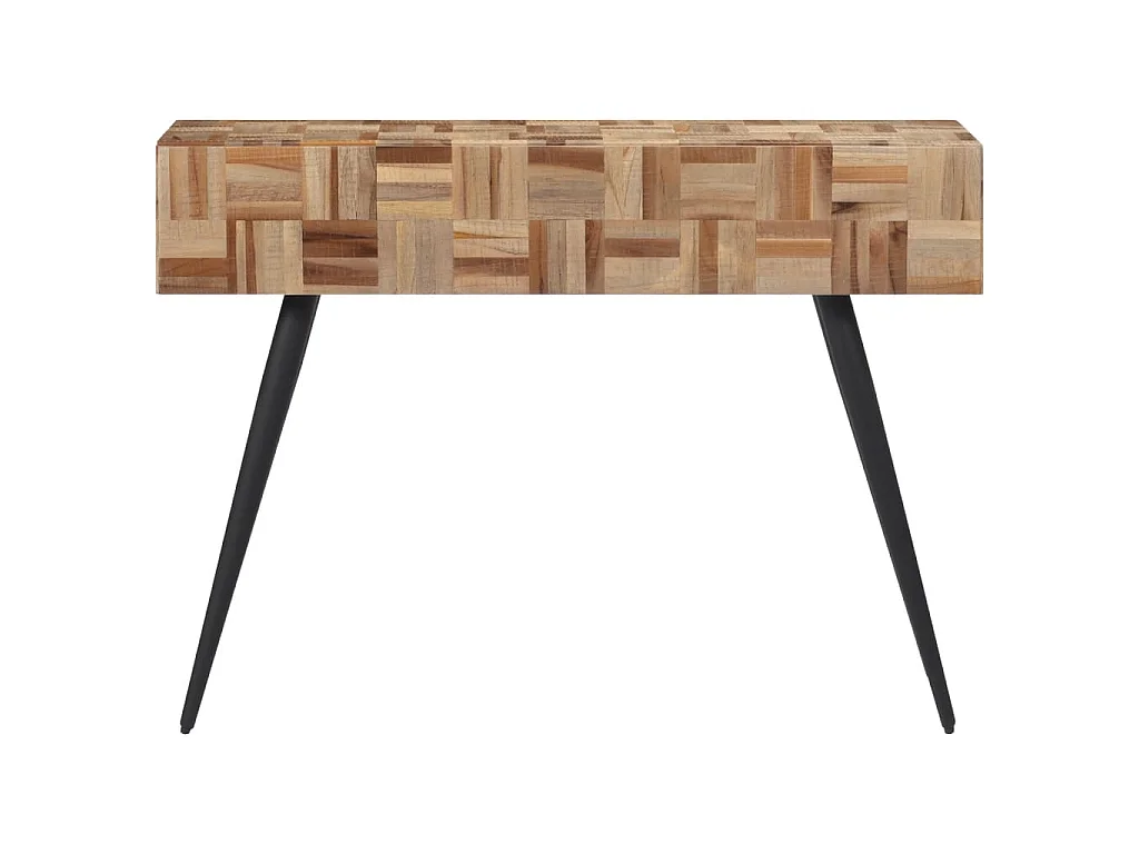 Konsolentisch 110x34x80 cm Recyceltes Massivholz Teak