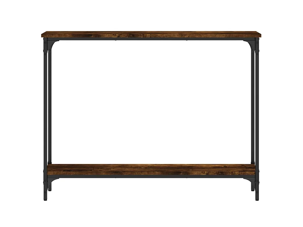 Mesa consola 100x22,5x75cm derivados de madeira carvalho fumado