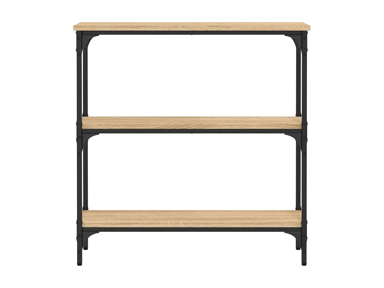 Table console Chêne Sonoma 75x22,5x75 cm Bois d'ingénierie