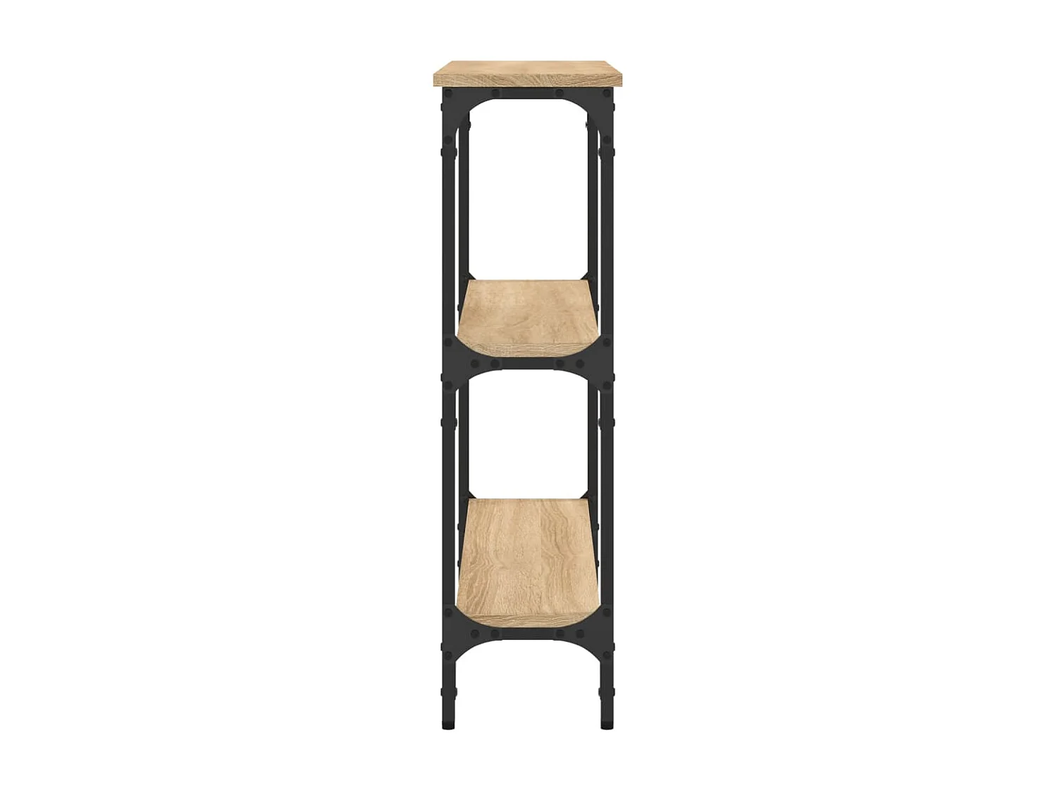 Table console Chêne Sonoma 75x22,5x75 cm Bois d'ingénierie