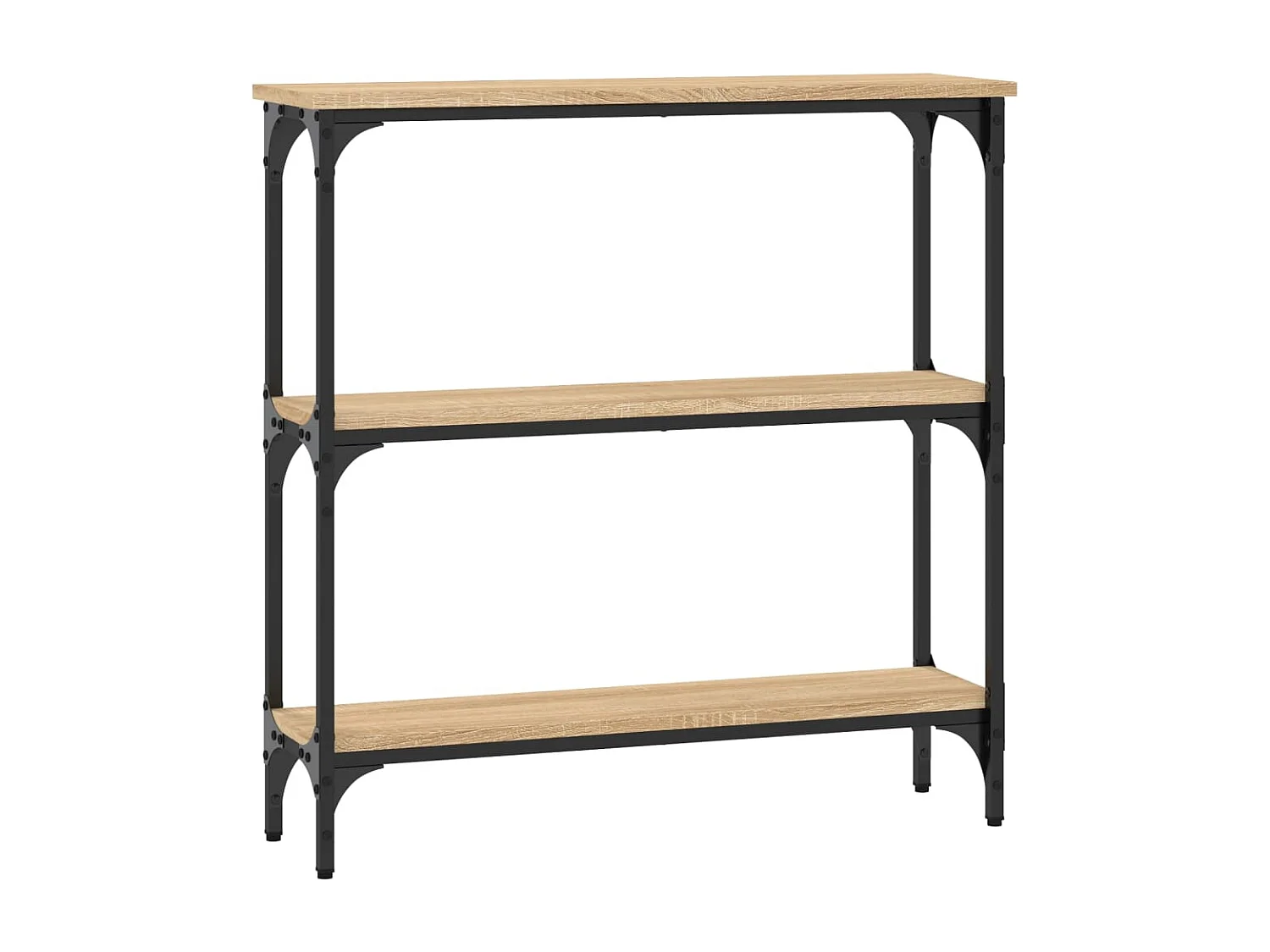 Table console Chêne Sonoma 75x22,5x75 cm Bois d'ingénierie
