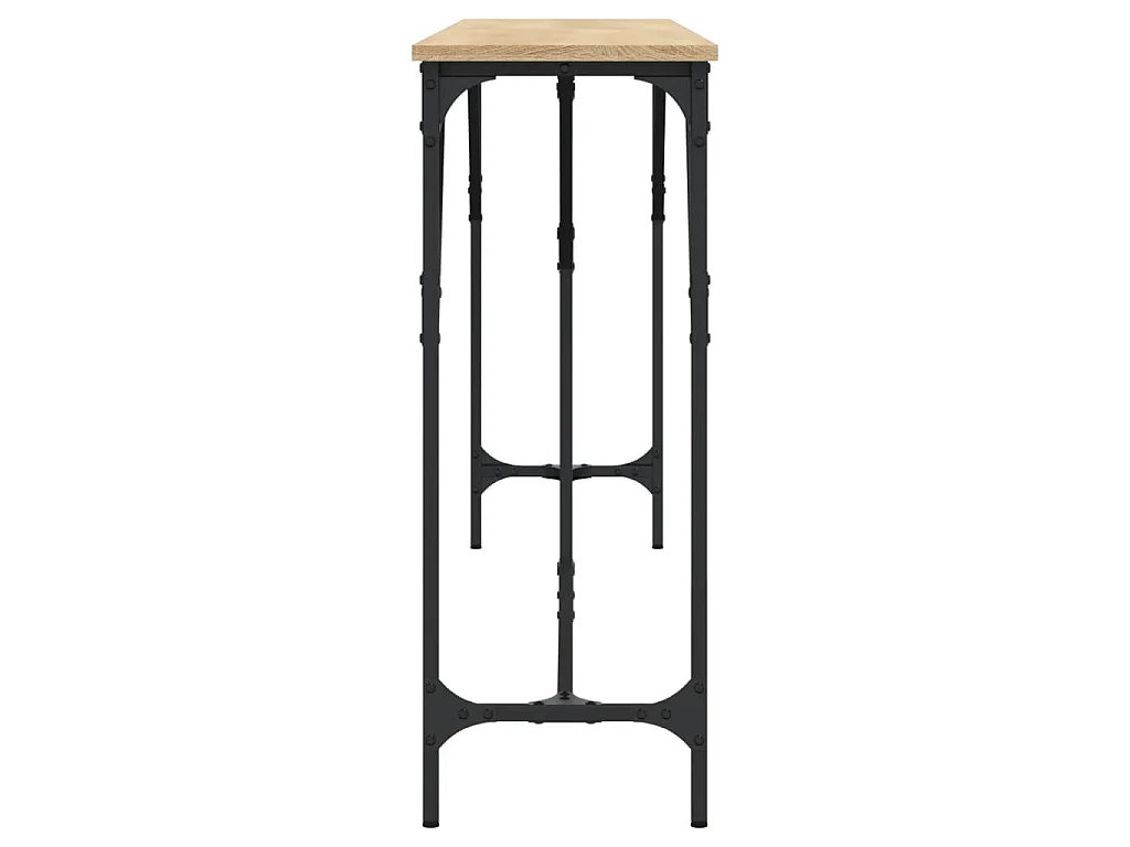 Tavolo Consolle Rovere Sonoma 200x29x75 cm in Legno Multistrato