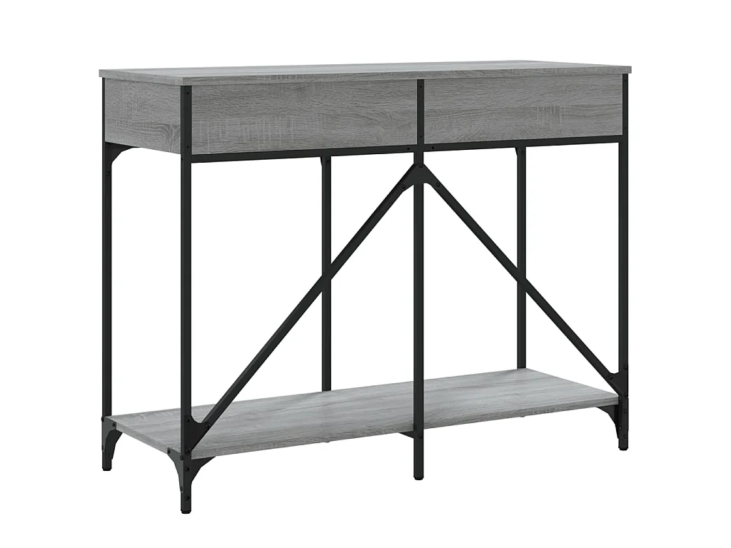 Konsolentisch Grau Sonoma 100x39x78,5 cm Holzwerkstoff