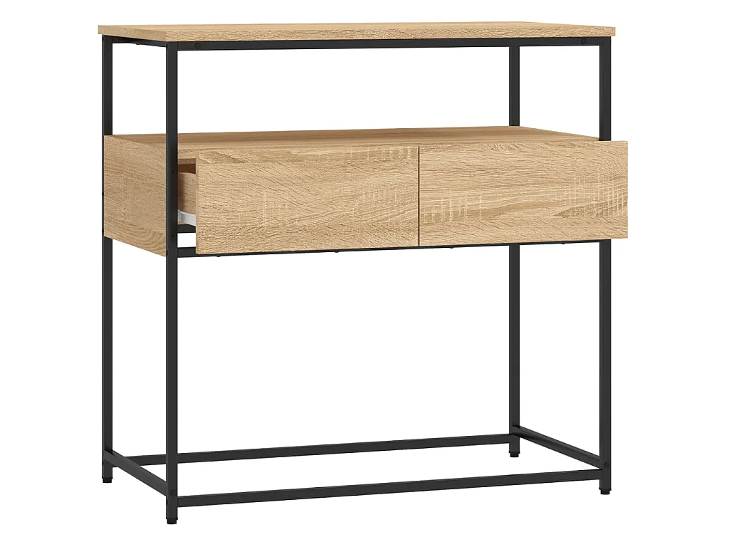 Konsolentisch Sonoma-Eiche 75 x 40 x 75 cm Holzwerkstoff