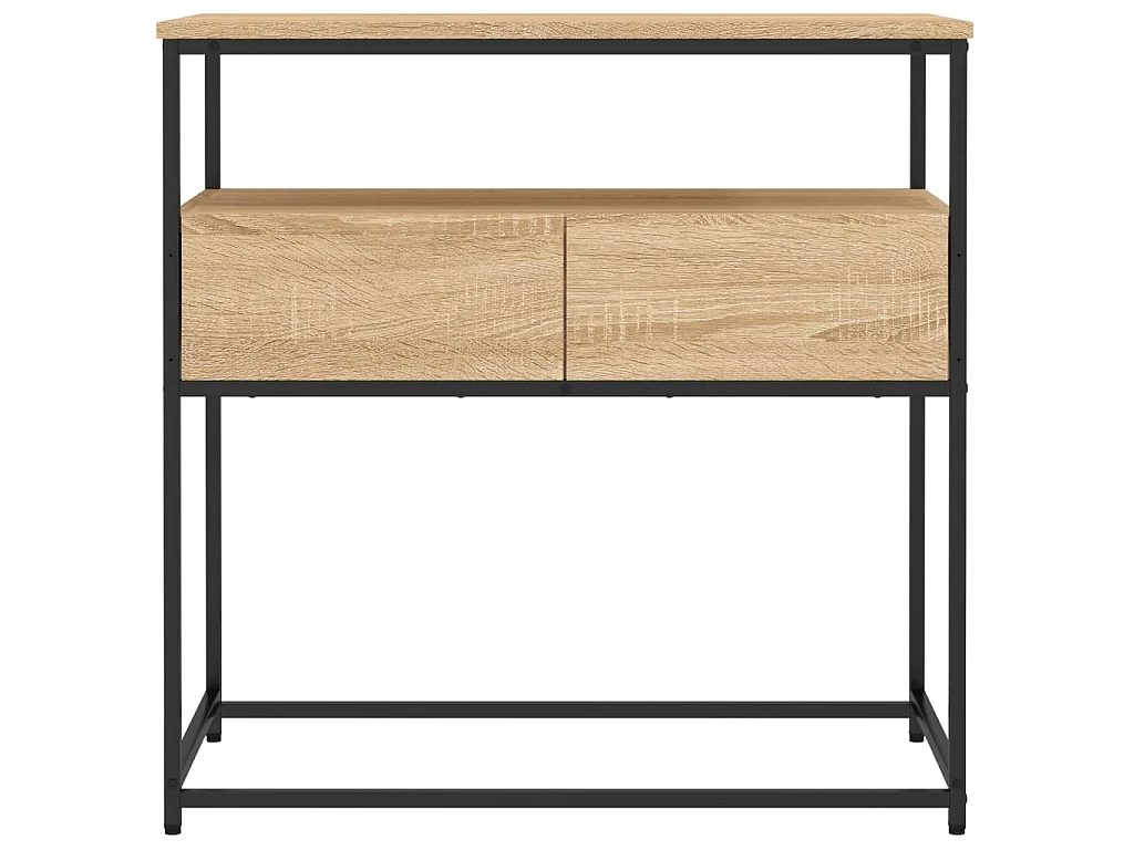 Konsolentisch Sonoma-Eiche 75 x 40 x 75 cm Holzwerkstoff