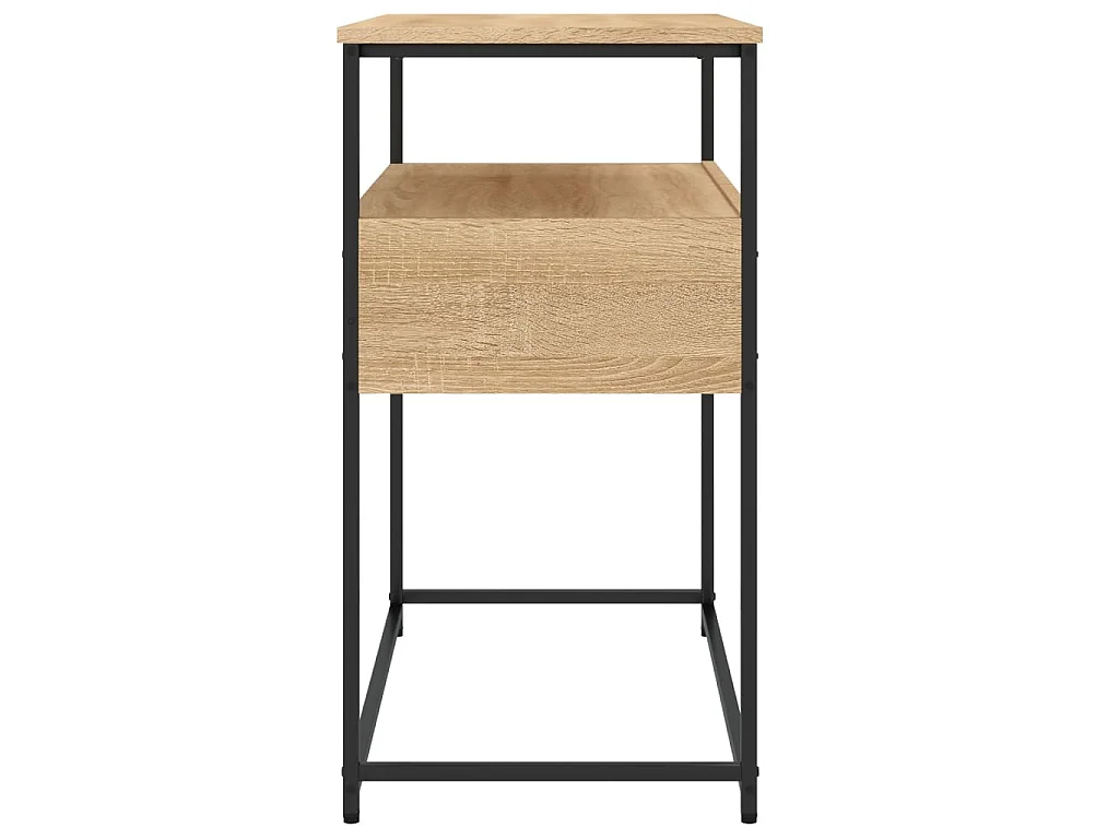 Konsolentisch Sonoma-Eiche 75 x 40 x 75 cm Holzwerkstoff