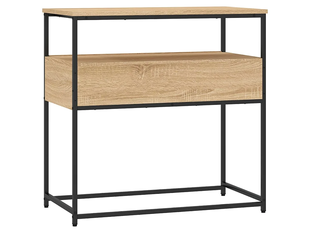 Konsolentisch Sonoma-Eiche 75 x 40 x 75 cm Holzwerkstoff