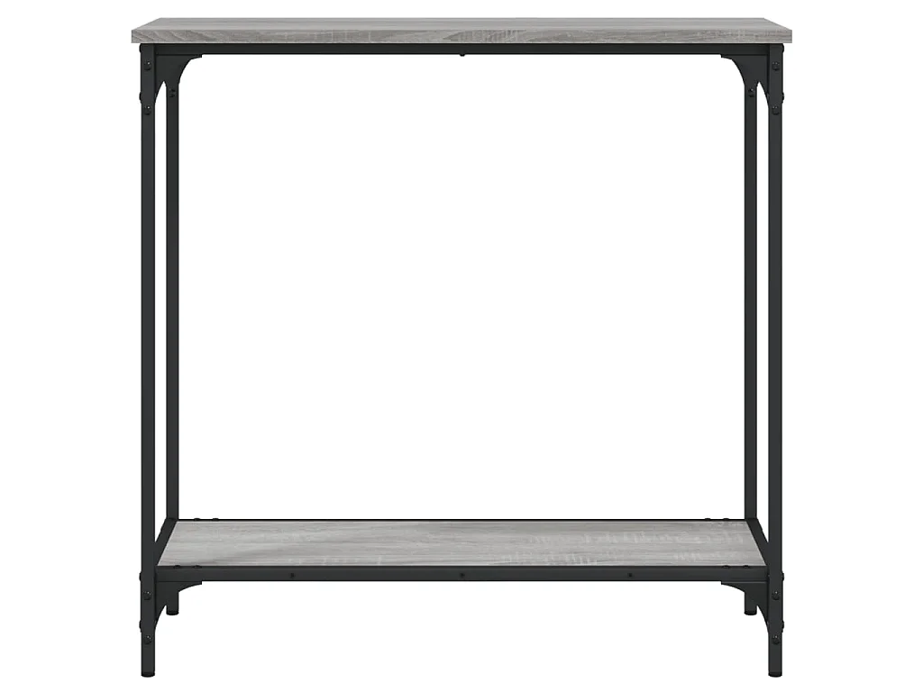 Table console sonoma gris 75x30,5x75 cm bois d'ingénierie
