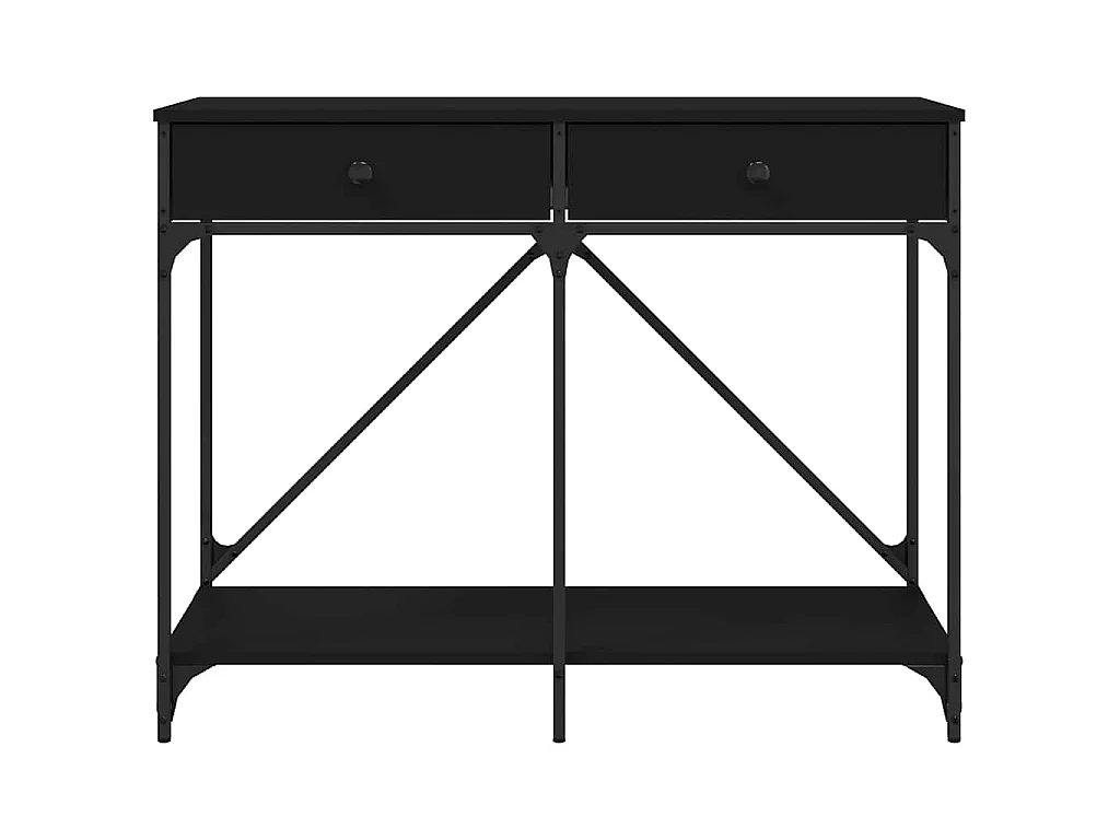 Konsolentisch Schwarz 100x39x78,5 cm Holzwerkstoff