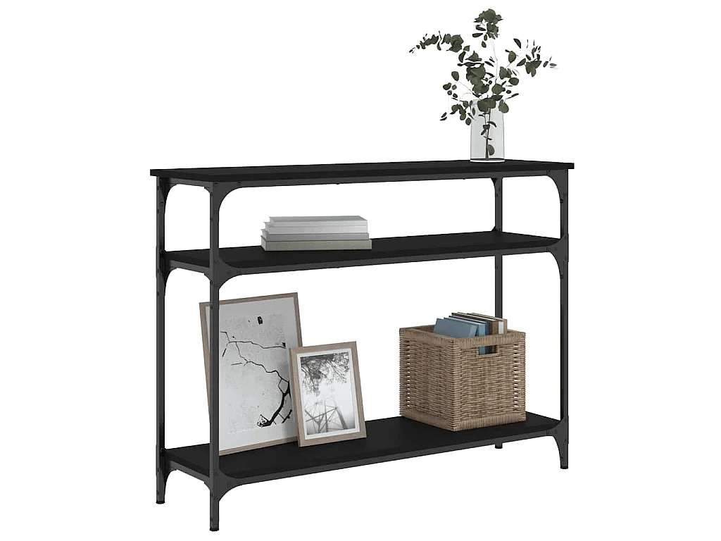 Konsolentisch Schwarz 100x29x75 cm Holzwerkstoff