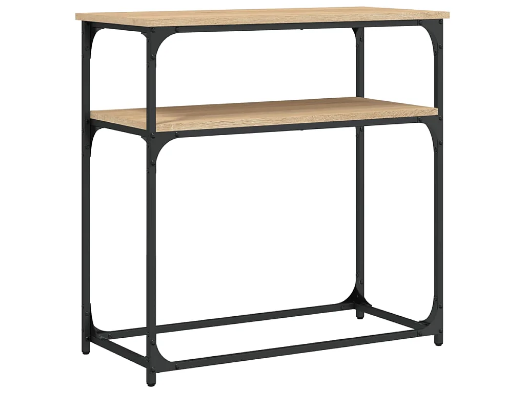 Konsolentisch Sonoma-Eiche 75x35,5x75 cm Holzwerkstoff