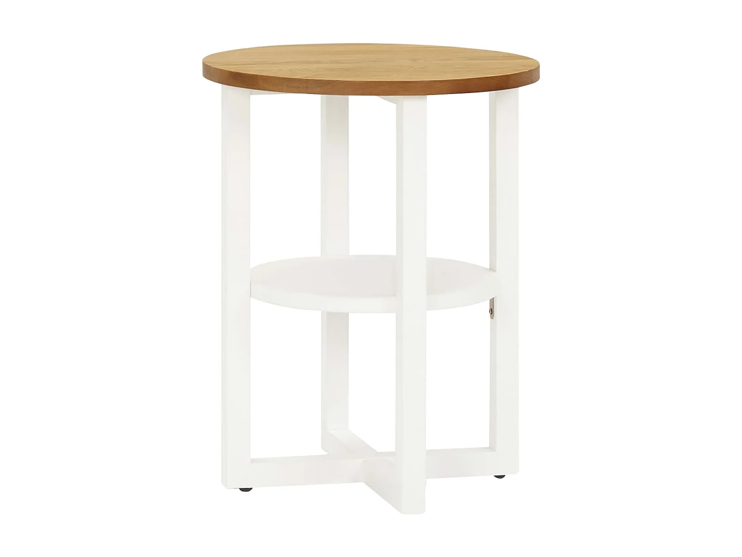Table de lampe 40x50 cm Bois de chêne massif