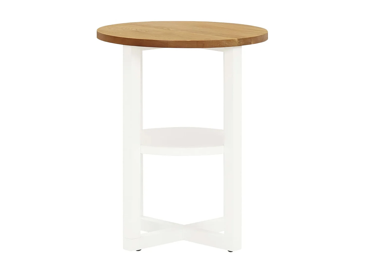 Table de lampe 40x50 cm Bois de chêne massif