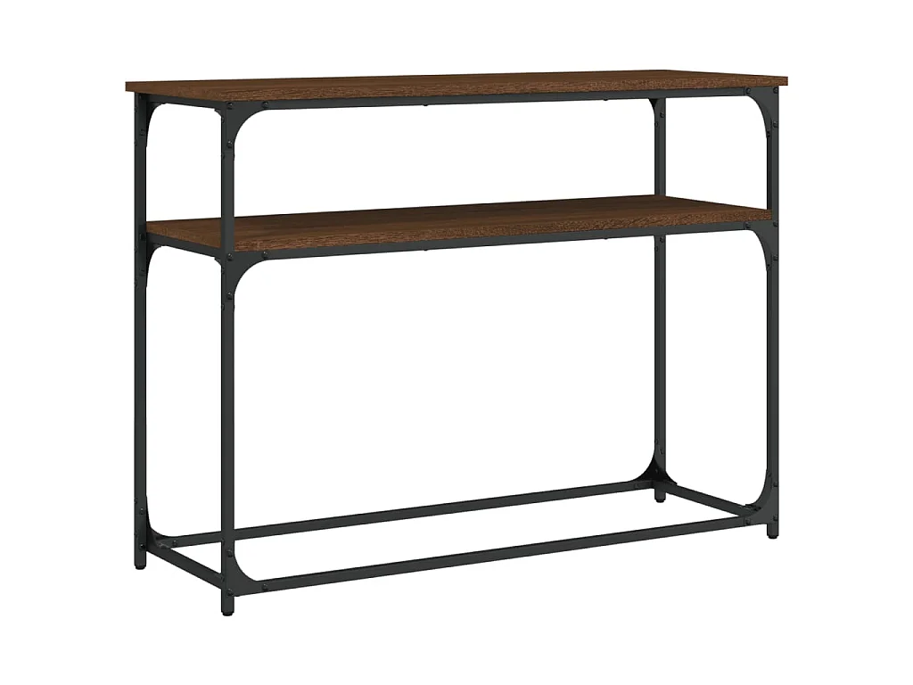Konsolentisch Braun Eichen-Optik 100x35,5x75 cm Holzwerkstoff