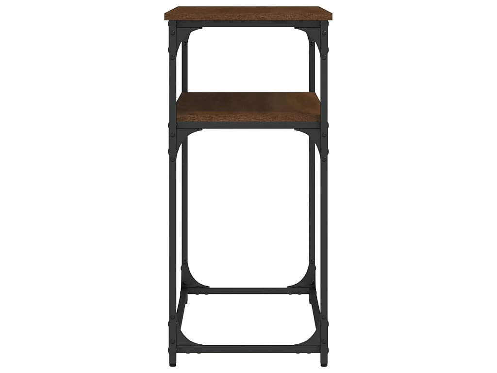 Konsolentisch Braun Eichen-Optik 100x35,5x75 cm Holzwerkstoff