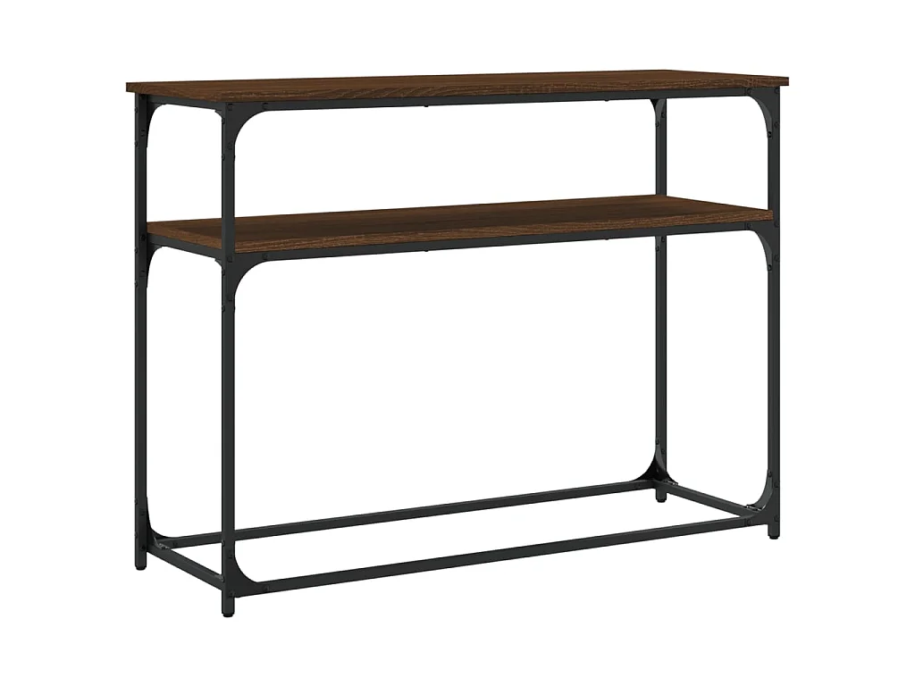 Konsolentisch Braun Eichen-Optik 100x35,5x75 cm Holzwerkstoff