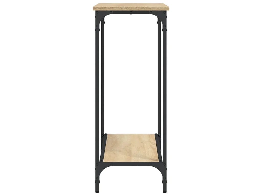 Tavolino Consolle Rovere Sonoma 101x30,5x75cm Legno Multistrato