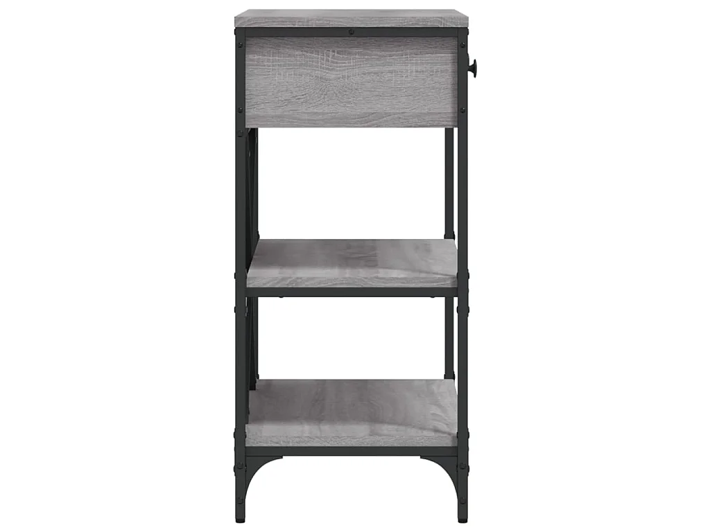 Konsolentisch Grau Sonoma 75x34,5x75 cm Holzwerkstoff