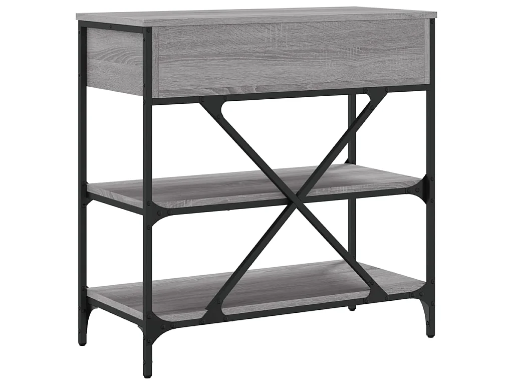 Konsolentisch Grau Sonoma 75x34,5x75 cm Holzwerkstoff