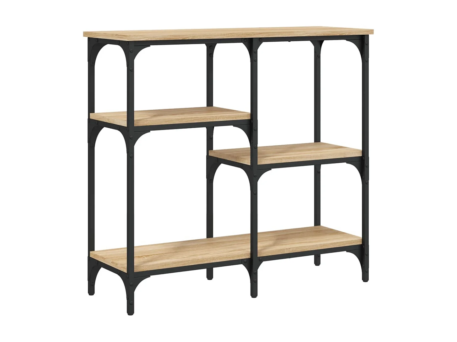 Table console Chêne Sonoma 80x29x75 cm Bois d'ingénierie