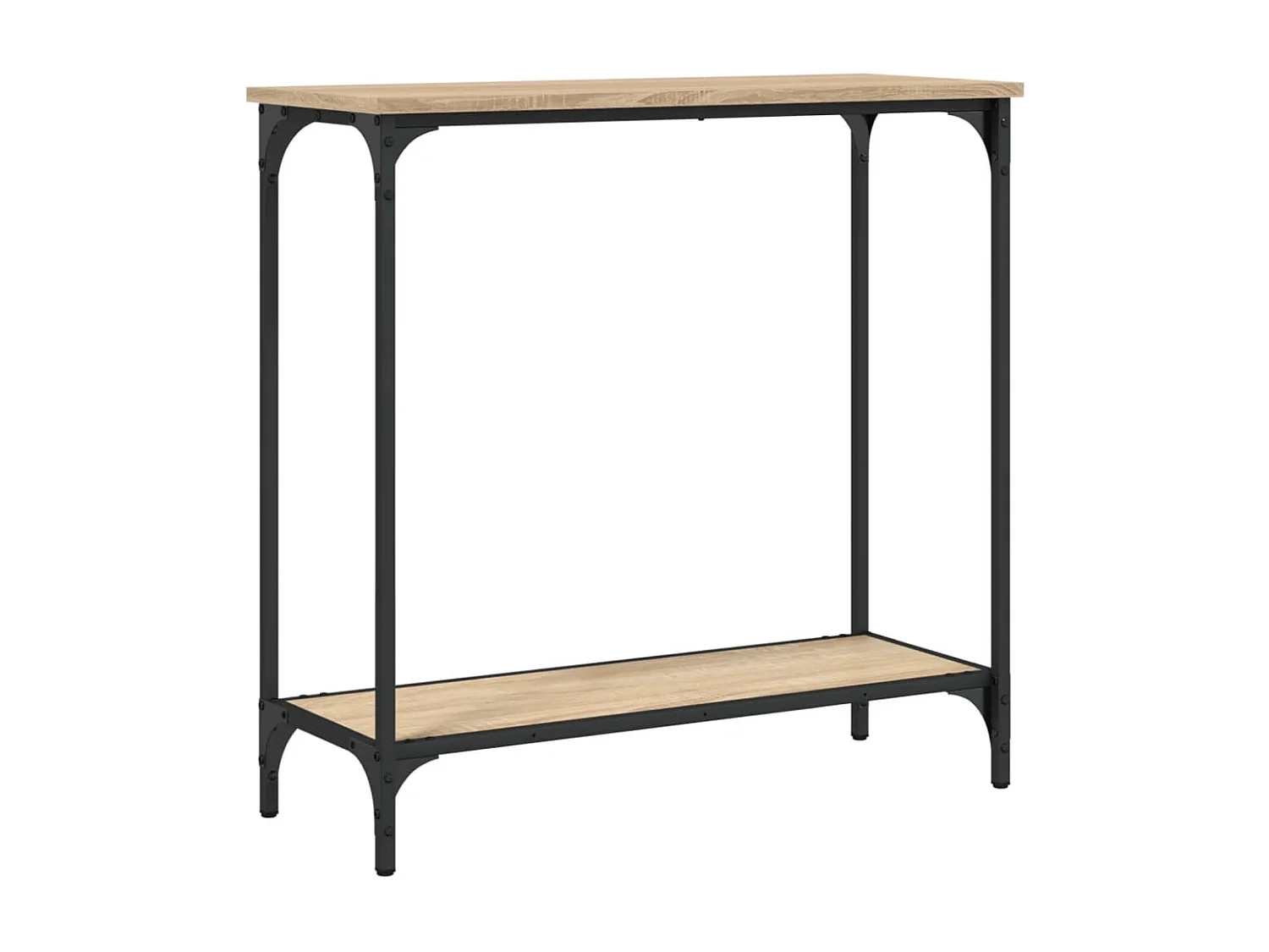 Table console Chêne Sonoma 75x30,5x75 cm Bois d'ingénierie