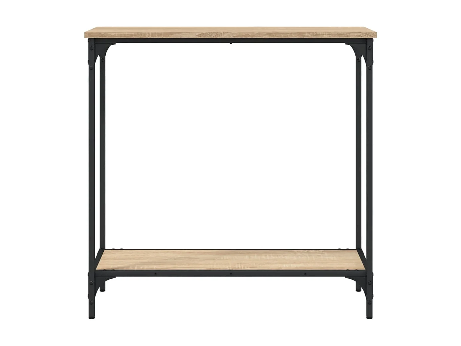 Table console Chêne Sonoma 75x30,5x75 cm Bois d'ingénierie