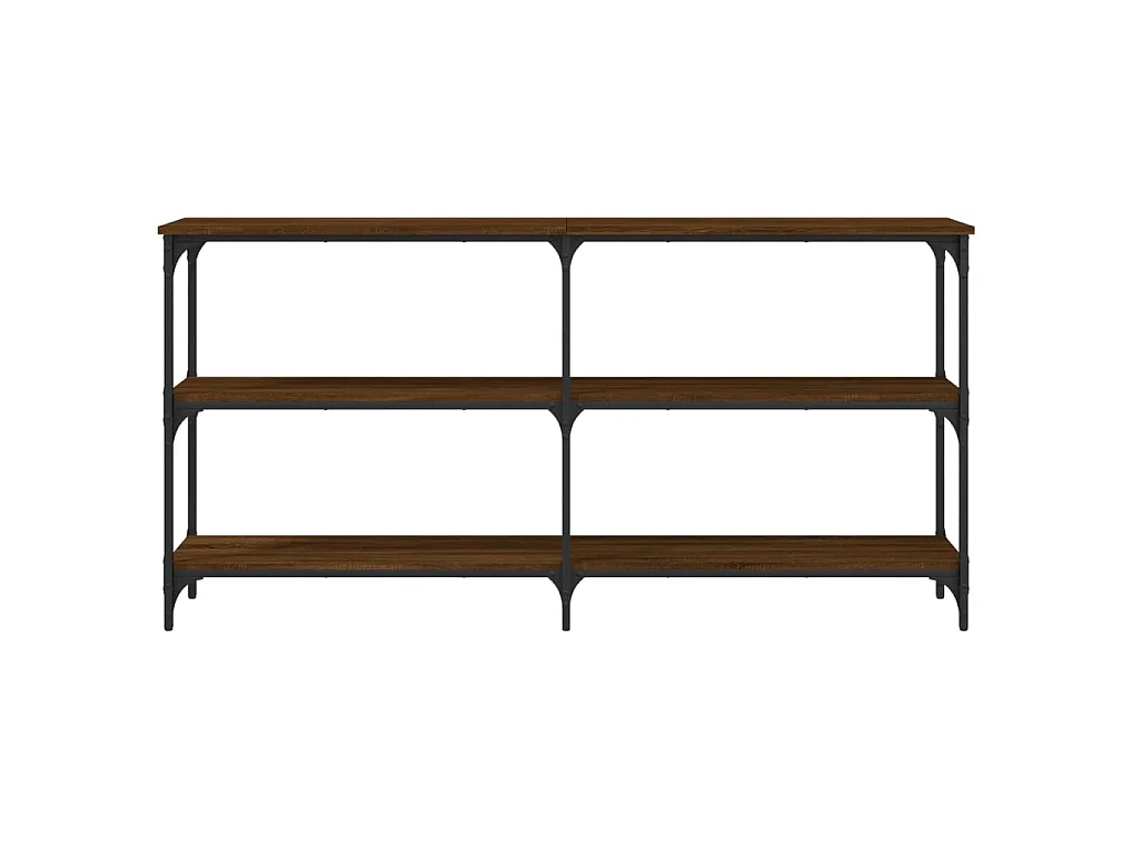 Konsolentisch Braun Eichen-Optik 150x29x75 cm Holzwerkstoff