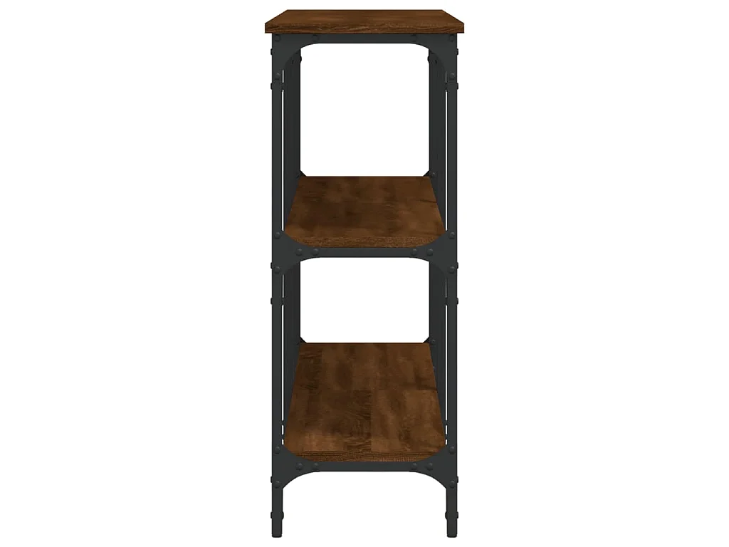 Konsolentisch Braun Eichen-Optik 150x29x75 cm Holzwerkstoff