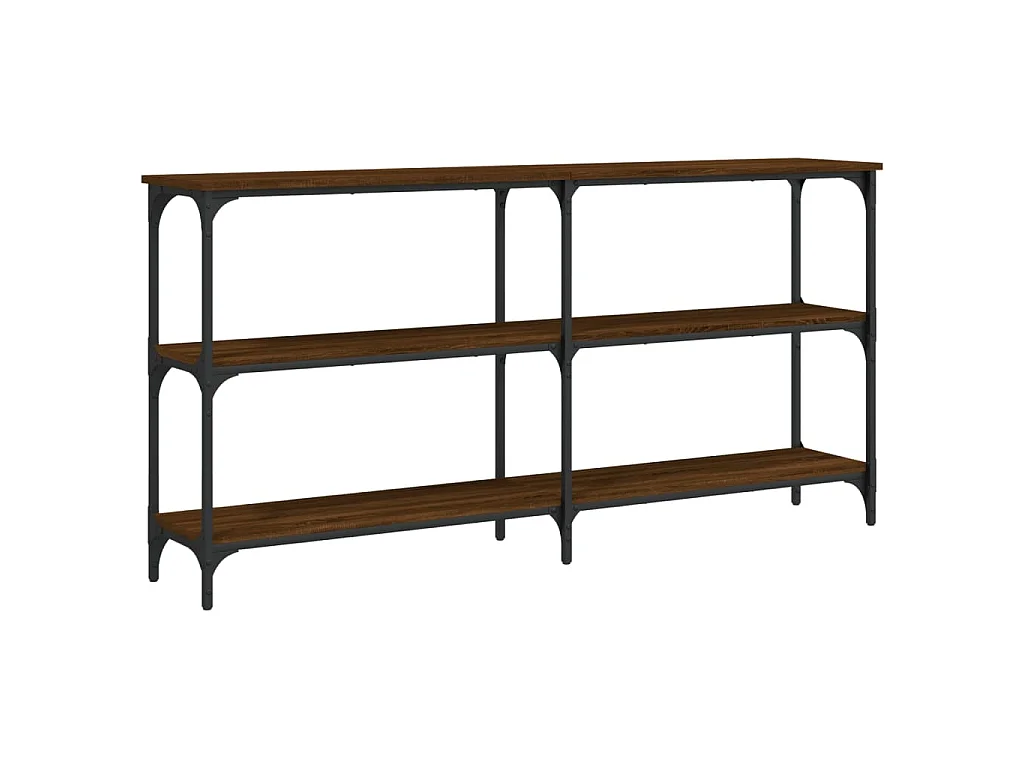 Konsolentisch Braun Eichen-Optik 150x29x75 cm Holzwerkstoff