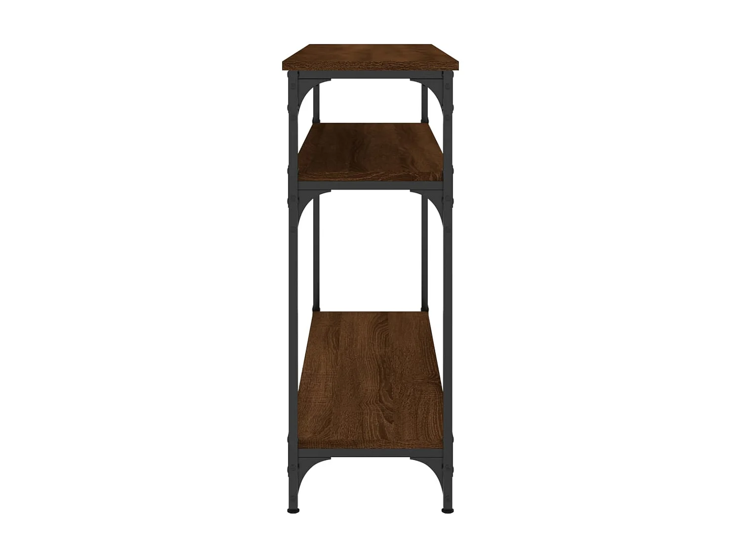 Konsolentisch Braun Eichen-Optik 100x29x75 cm Holzwerkstoff