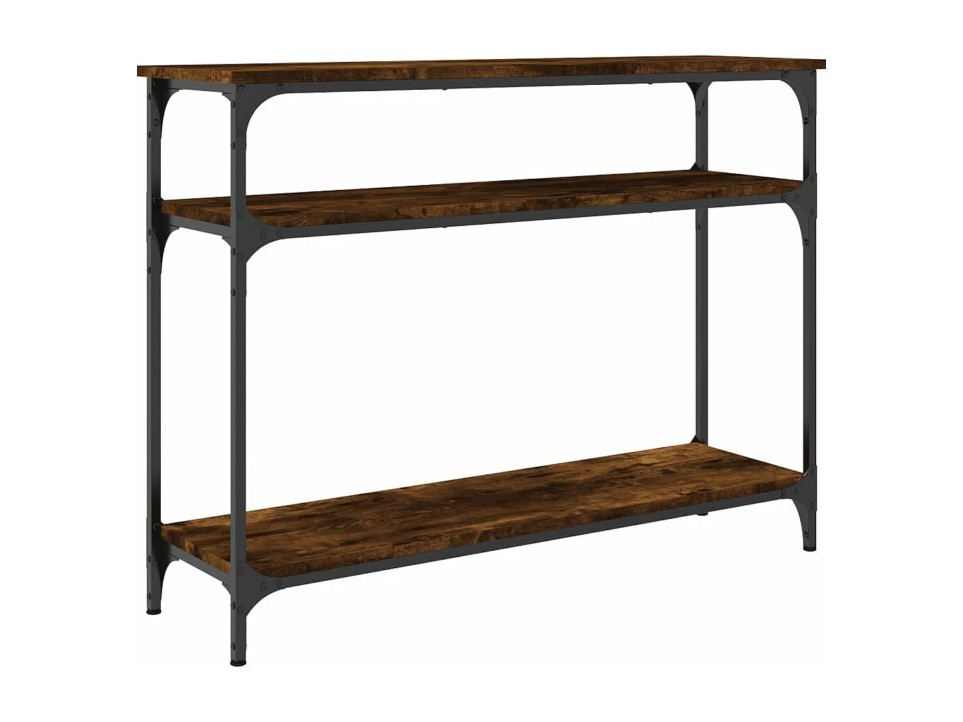 Konsolentisch Räuchereiche 100x29x75 cm Holzwerkstoff