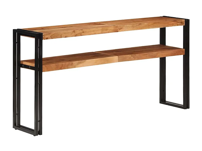 Tavolo Consolle 150x30x75 cm in Legno Massello di Acacia